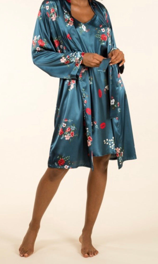 Ensemble Nuisette Satin Kimono Nuisette Femme Ensemble Nuisette